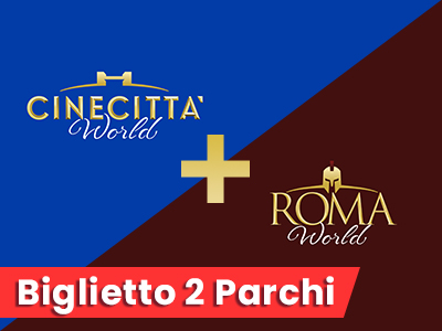 Sconto su Biglietto 2 Parchi Cinecittà World + Roma World